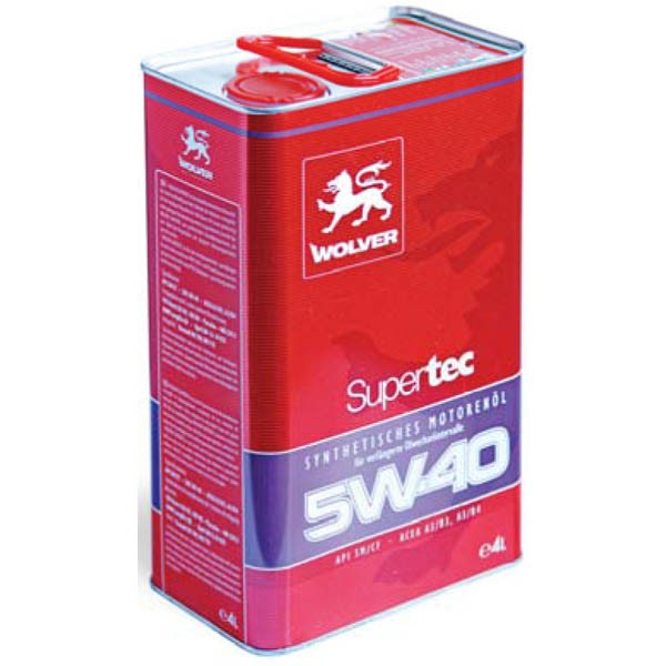 Моторное масло Wolver SUPERTEC 5W-40 4л